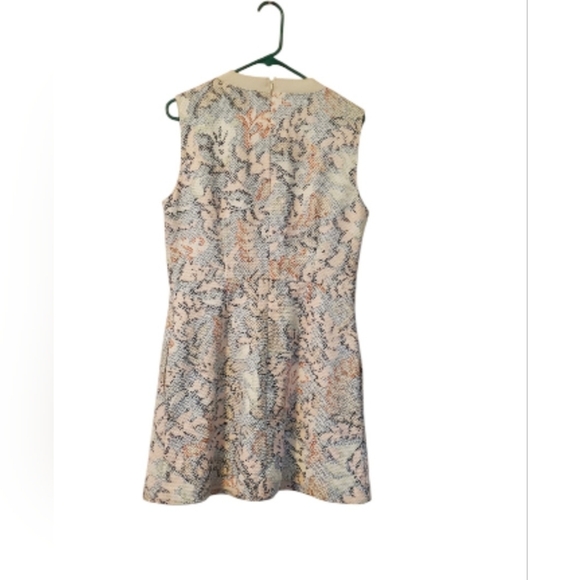 Tory Burch Dahlia Ivory Stretch Jacquard Dress, NWT, Size 12 - Picture 5 of 6